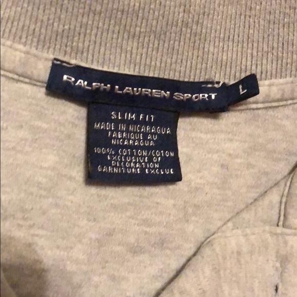 Two polo tops red one is Med & Gray  is Lg - Picture 3 of 3